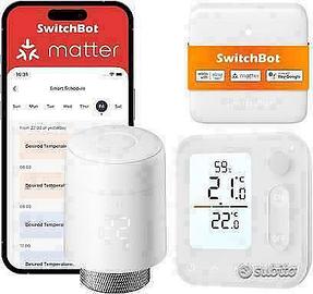 SwitchBot Termostato Smart per Termosifone con Hub