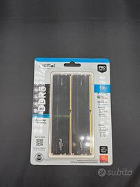 RAM Crucial Pro DDR5 32GB 6000MHz NUOVE Sigillate