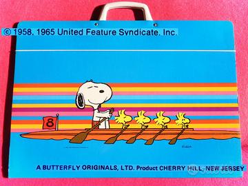 SNOOPY 💼MAXI PORTADISEGNI cartellina Vintage 1980