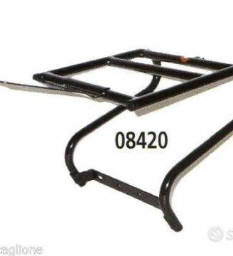 Piastra portapacchi posteriore vespa px nero per f