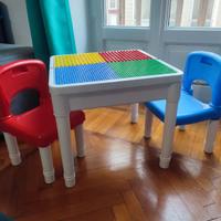 Tavolino gioco bimbi con sedie