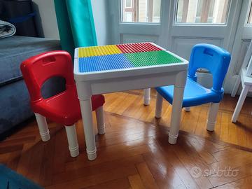 Tavolino gioco bimbi con sedie