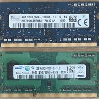 Memorie SoDimm DDR3 e DDR2