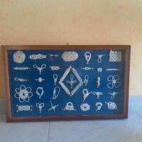 quadro con nodi marinari 