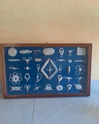 quadro con nodi marinari 