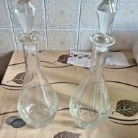 Bottiglie in vetro pregiato inciso
