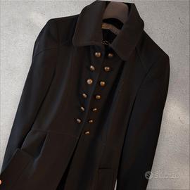 Cappotto Stile Napoleon Nero Zara Donna Taglia S