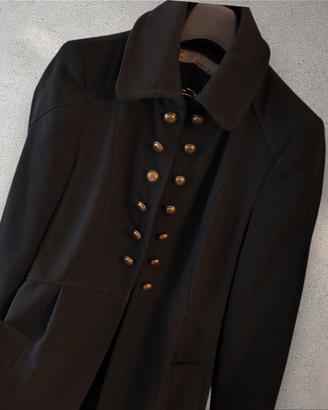Cappotto Stile Napoleon Nero Zara Donna Taglia S
