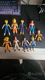 Lotto di 9 giocattoli vintage di dragon ball
