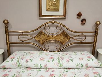 spalliere in ottone  letto matrimoniale 