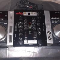 Pioneer CDJ 200 e Mixser Noiz MX 251 dsp