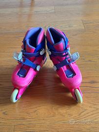 Roller bambina PLAY3 rosa-lilla