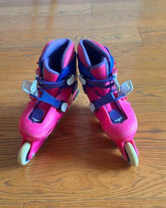 Roller bambina PLAY3 rosa-lilla