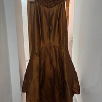 Vestito da cerimonia marrone