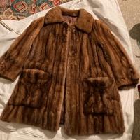 pelliccia visone biondo