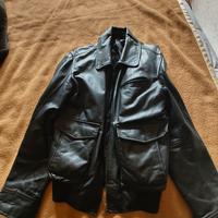 Giacca uomo vera pelle taglia 52  modello bomber