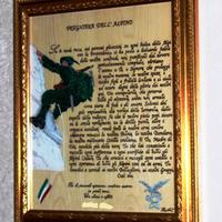 Quadro preghiera dell'alpino