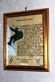 Quadro preghiera dell'alpino