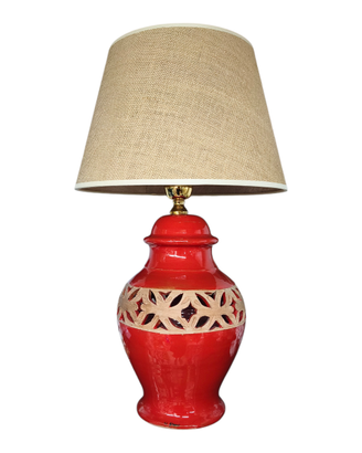 Lume elettrico in ceramica