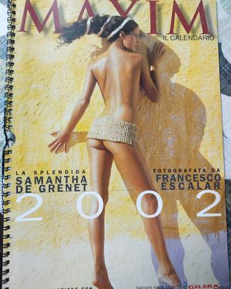 Calendario Maxim Samantha De Grenet 2002