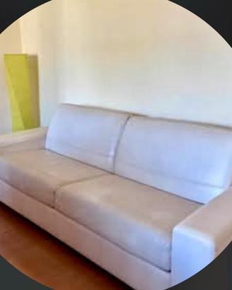 Divano letto 3 posti Chateau d'Ax colore bianco