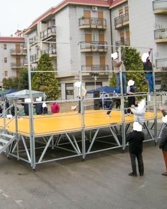 Palco modulare per eventi 8 x 6 regolabile altezza