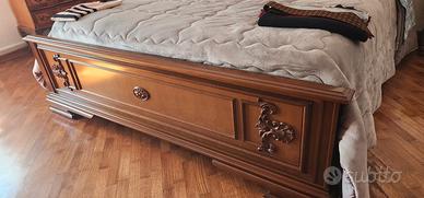 testiera letto matrimoniale con doghe in legno