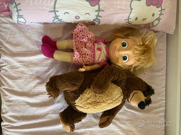 Masha bambola parlante e Orso peluche