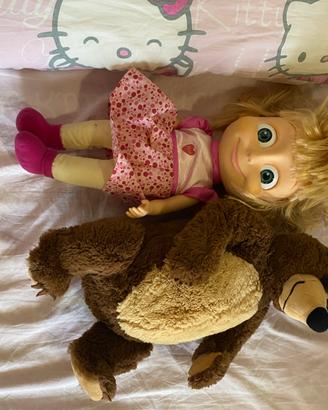 Masha bambola parlante e Orso peluche