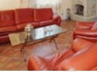 Divano 4 posti + 2 poltrone in vera pelle