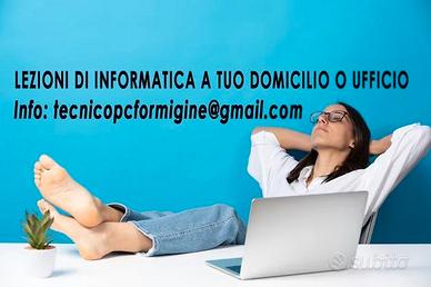 Docente informatico per lezioni uso computer