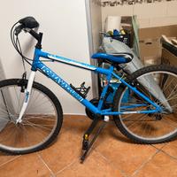 bicicletta con il logo del napoli