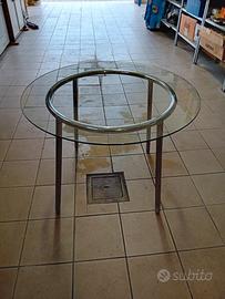 tavolo rotondo vetro 