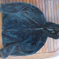 Giacca-pellicciotta nera