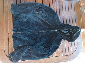 Giacca-pellicciotta nera