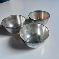 Coppette gelato silver plated Broggi
