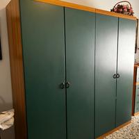 Armadio 4 ante con cassettiera