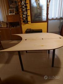 Prolunga in legno per tavolo tondo