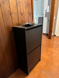 Scarpiera IKEA BISSA 2 scomparti pari al nuovo