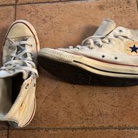 Converse All Star alte bianche n. 38