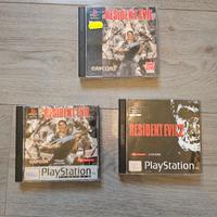 Resident Evil PS1 – RE1 + RE1 Platinum + RE2 