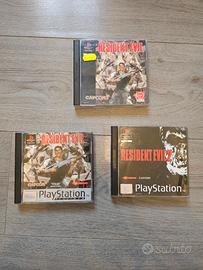 Resident Evil PS1 – RE1 + RE1 Platinum + RE2 