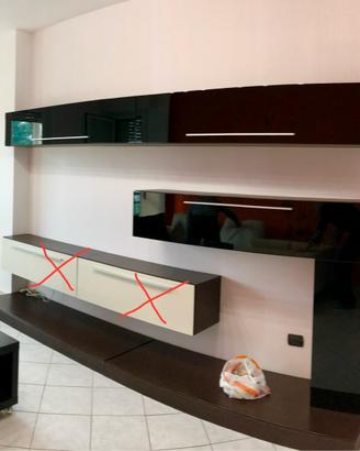Parete attrezzata tv mobile soggiorno
