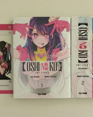 Manga Seinen Oshi No Ko - My Star Volumi 1-2 +Card