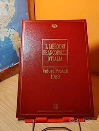 Libro dei Francobolli d'Italia valori postali 1989