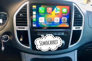 Autoradio 10'' Android 14 2+64Gb Per Mercedes Vito