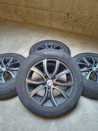 cerchi in lega + gomme invernali 225 60 r17