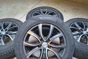 cerchi in lega + gomme invernali 225 60 r17