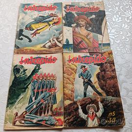 intrepido. lotto di 4fumetti Vintage anno1960 