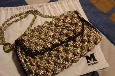 Borsa Missoni in rafia di viscosa